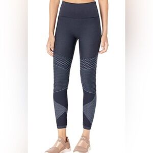 NWT SPANX Leggings for Women Look at Me Now Seamless Leggings Indigo Sky S